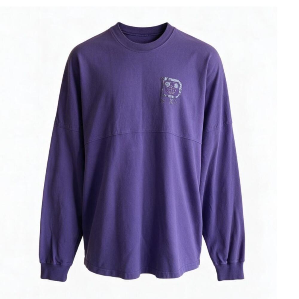 WALT DISNEY WORLD PURPLE POTION SPIRIT JERSEY LONG SLEEVE SHIRT WOMENS LARGE
